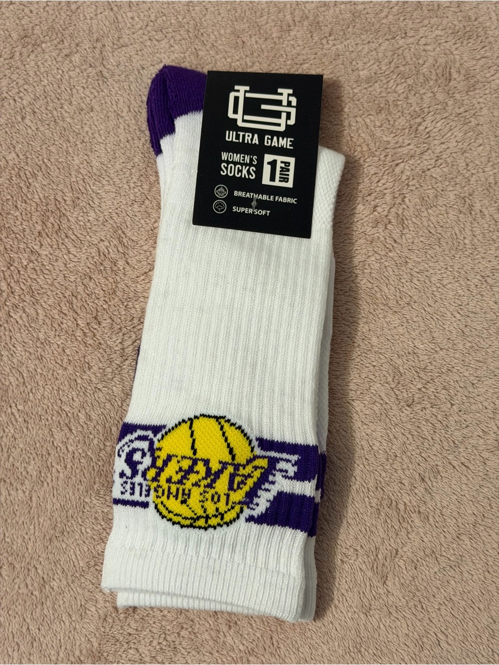 Los Angeles NBA Socks Women’s OS